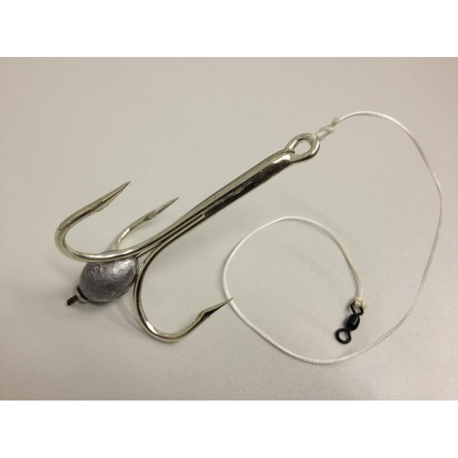 thumbnail image 2 of Danielson Treble Hooks 9/0 – Box Of 36, Bronze – Freshwater Fishing, Snagging, Trolling, Gators 2 of 3